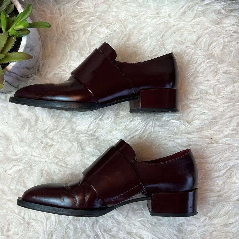 Vince Women’s Yaeger Oxblood Pointed-Toe Loafers Dress Shoes Size 6M US - Picture 6 of 17